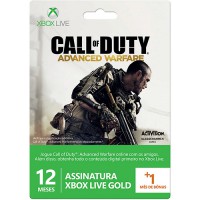 Live Gold 12 Meses + 1 Mês Grátis edição Call Of Duty Advanced Warfare